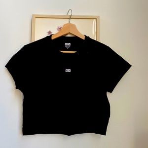 Black KITH crop top.